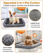 Cat Carrier - Soft Sided Cat Carrier Large for Big Medium Cats and Puppy up to 18Lbs, Pet Carrier with Safety Zippers, Foldable Bowl, Airline Approved Large Dog Carrier - Dark Gray