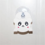 Cartoon Frog Kitchen Storage Rack Cute Bear Strong Suction Cup Sink Sponge Holders Kitchen Free Punch Dishcloth Scrubber Holder