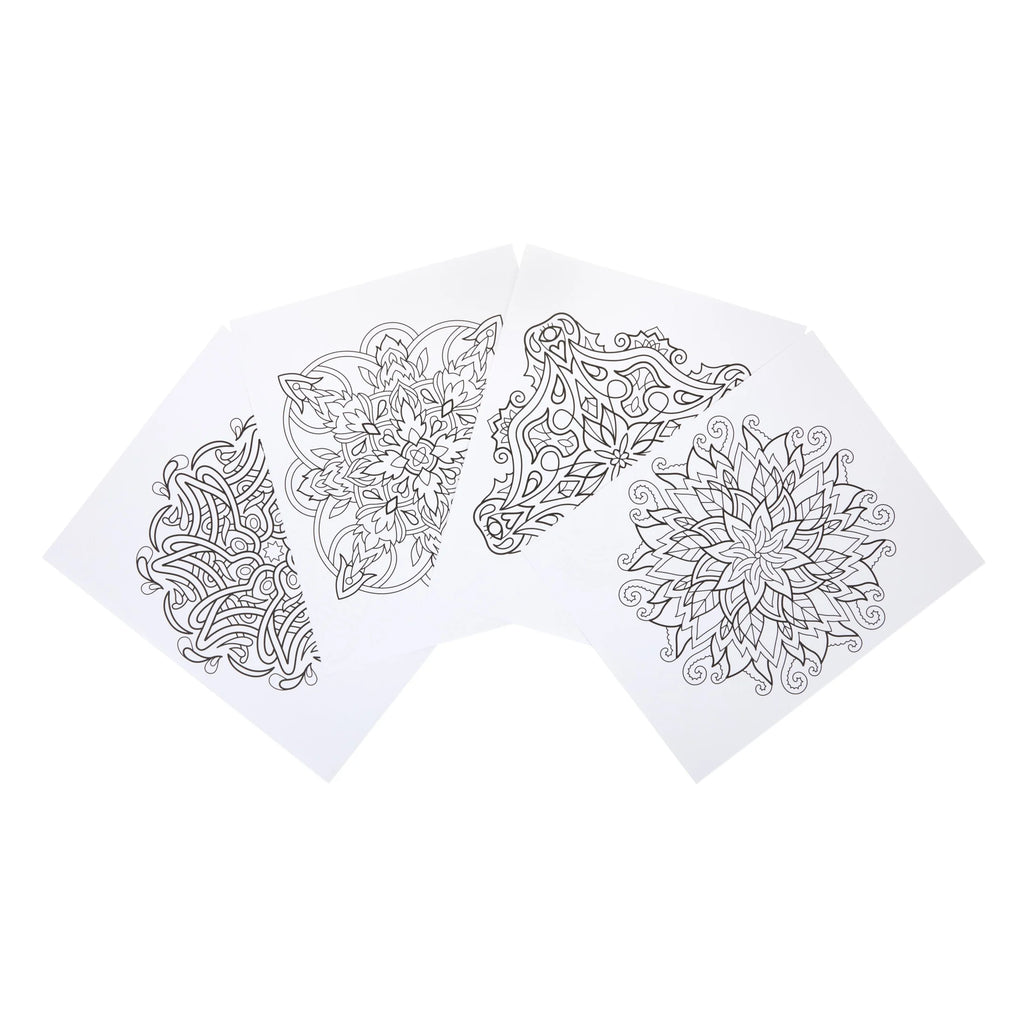 Mandala Coloring Book, 40 Pgs, Adult Coloring Book, Mindful Meditations, Mothers Day, Gifts for Teachers and Teens, Ages 8+