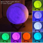 "The Lunar Glow" - 3D Rechargeable Moon Lamp 🌙