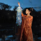 LED Jellyfish Light DIY Jellyfish Hang Lamp Atmosphere Decorative Lamp for Party Handmade Decorative Ball Lamp for Living Room