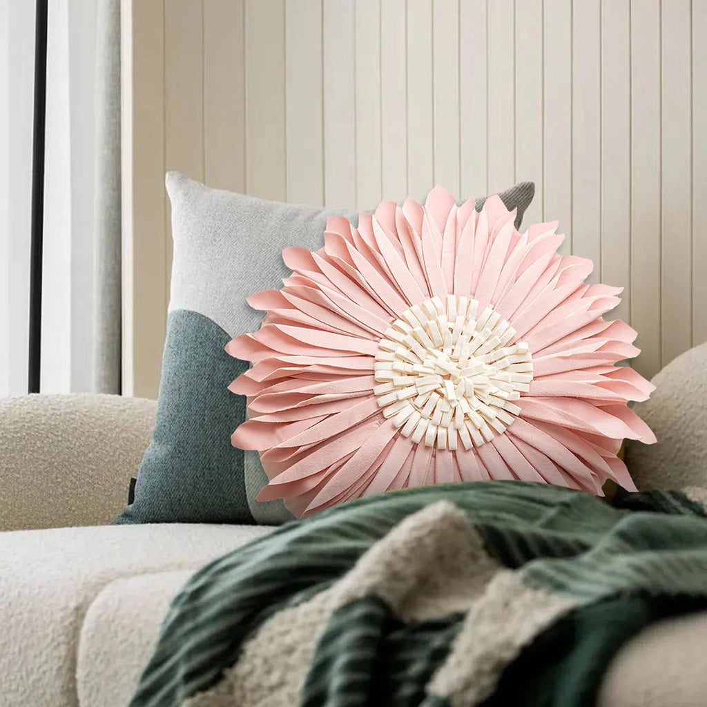 The Plush Flower Petal Pillow