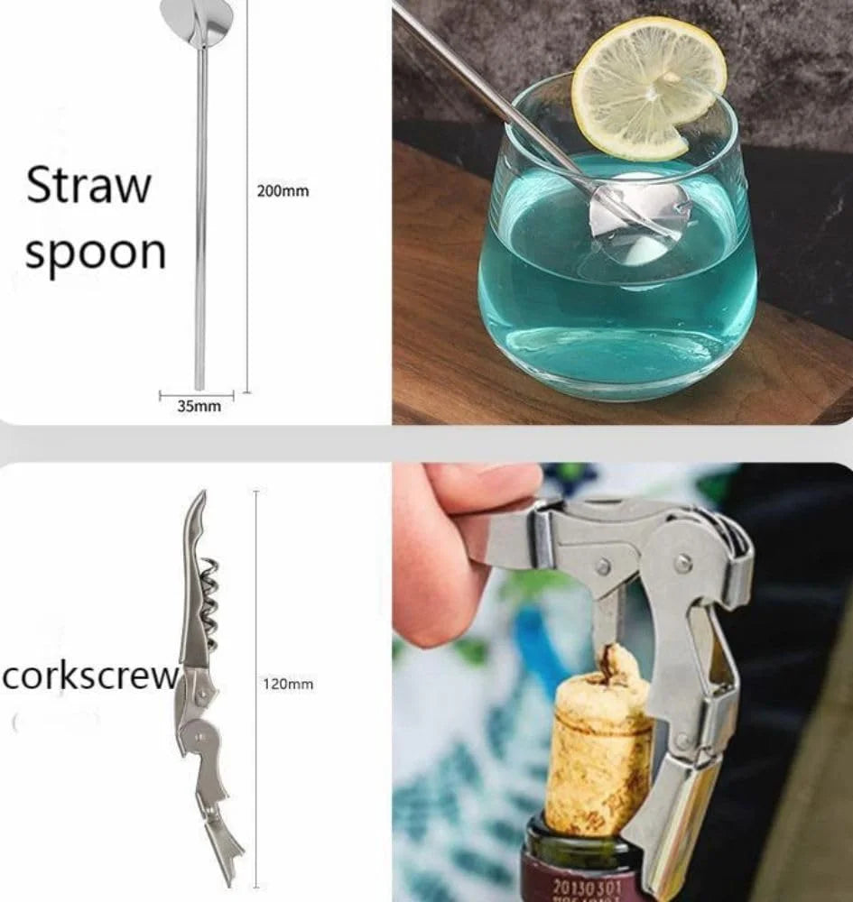 Unleash Your Inner Mixologist: The Complete 14-Piece Bartender Kit