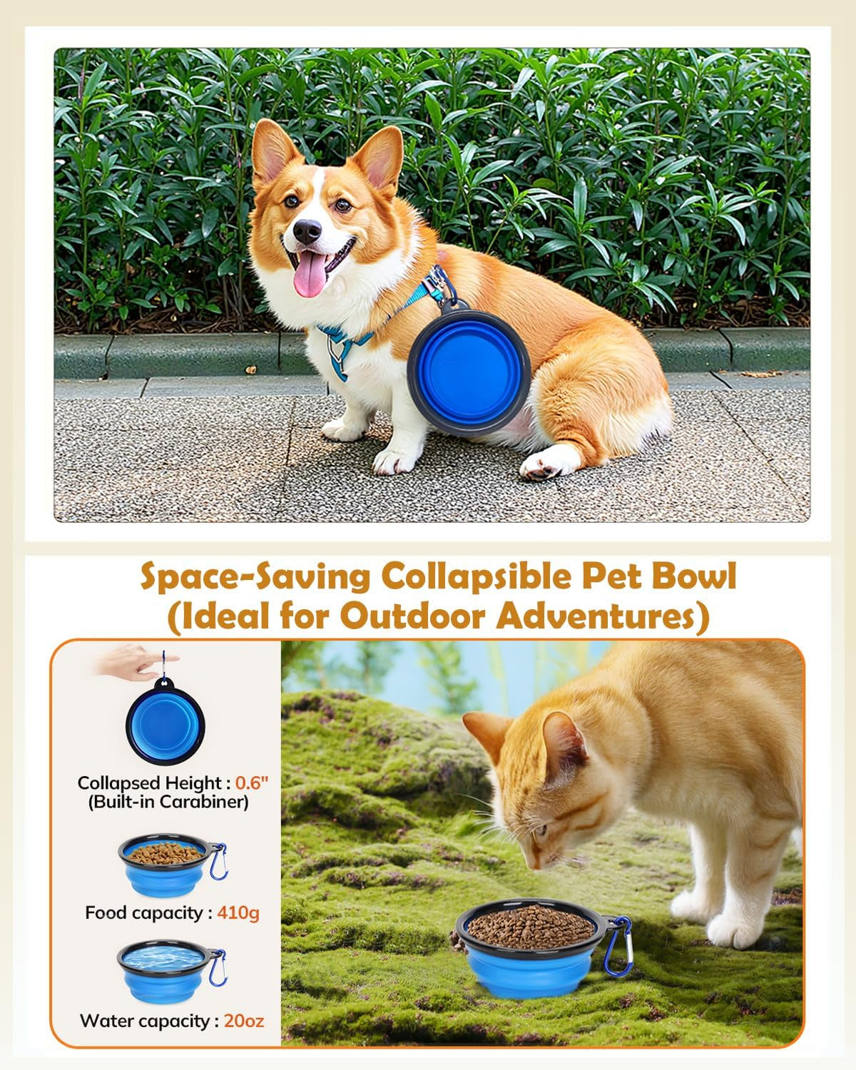 Cat Carrier - Soft Sided Cat Carrier Large for Big Medium Cats and Puppy up to 18Lbs, Pet Carrier with Safety Zippers, Foldable Bowl, Airline Approved Large Dog Carrier - Dark Gray