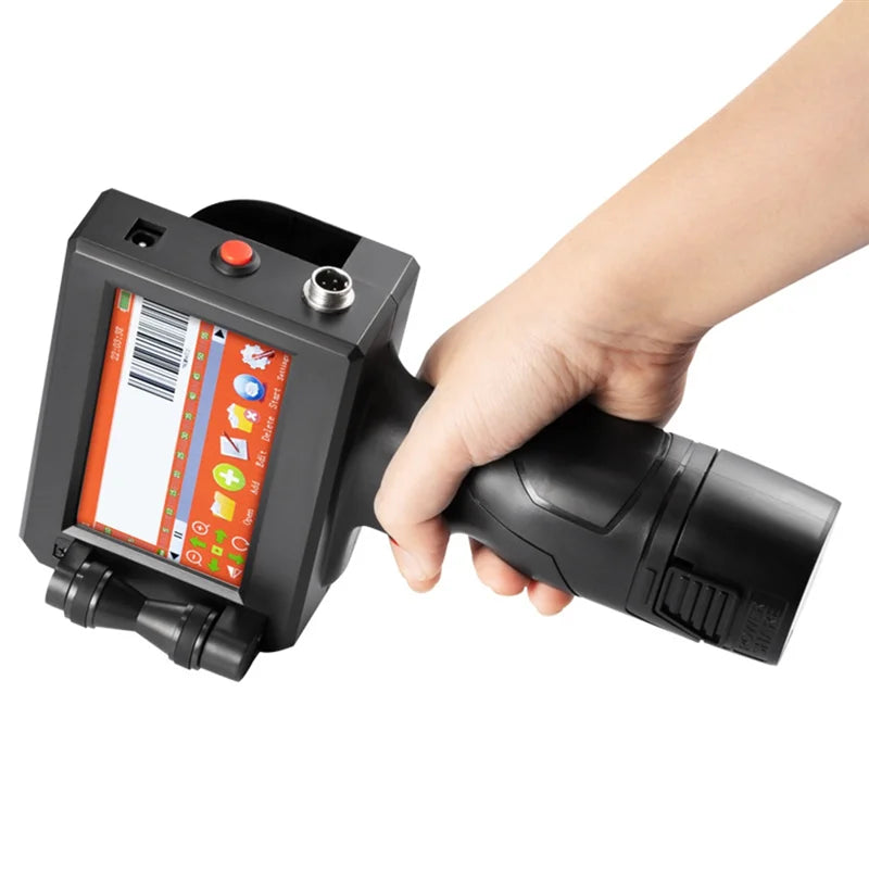 Date Expiry Date Printing Inkjet Printer Handheld 12.7MM Number, Logo& 27 Language Option for Plastic Carton Use