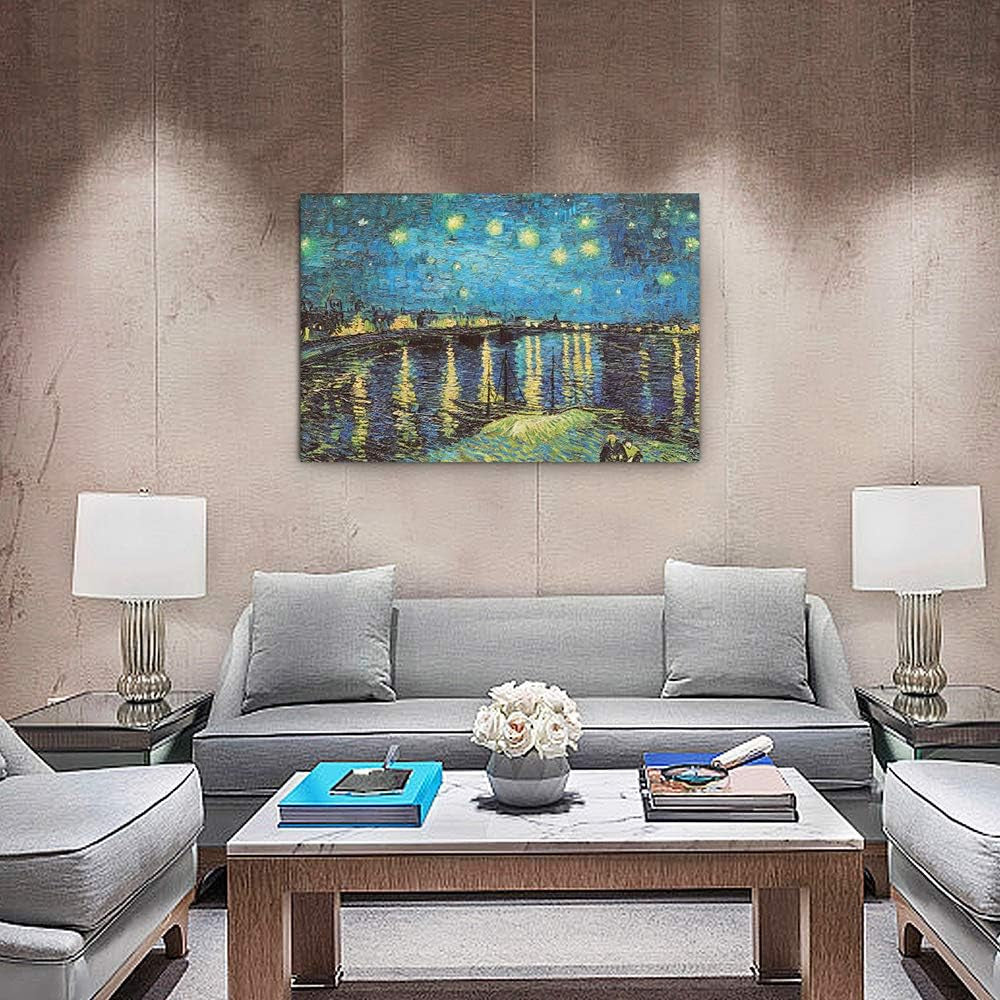 1000 Pieces Glow in the Dark Puzzle for Adults, 70X50Cm Museum Collection Puzzle, 2Mm Thickness Luminous Puzzle, Famous Painting Puzzle Stress Reliever Artwork Puzzle for Kids Adults