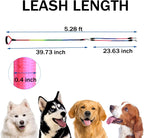 Heavy Duty 3 Dog Leash No Tangle Detachable 360° Swivel Device Multiple Dog Leash with Padded Handle for Two/Three Pets