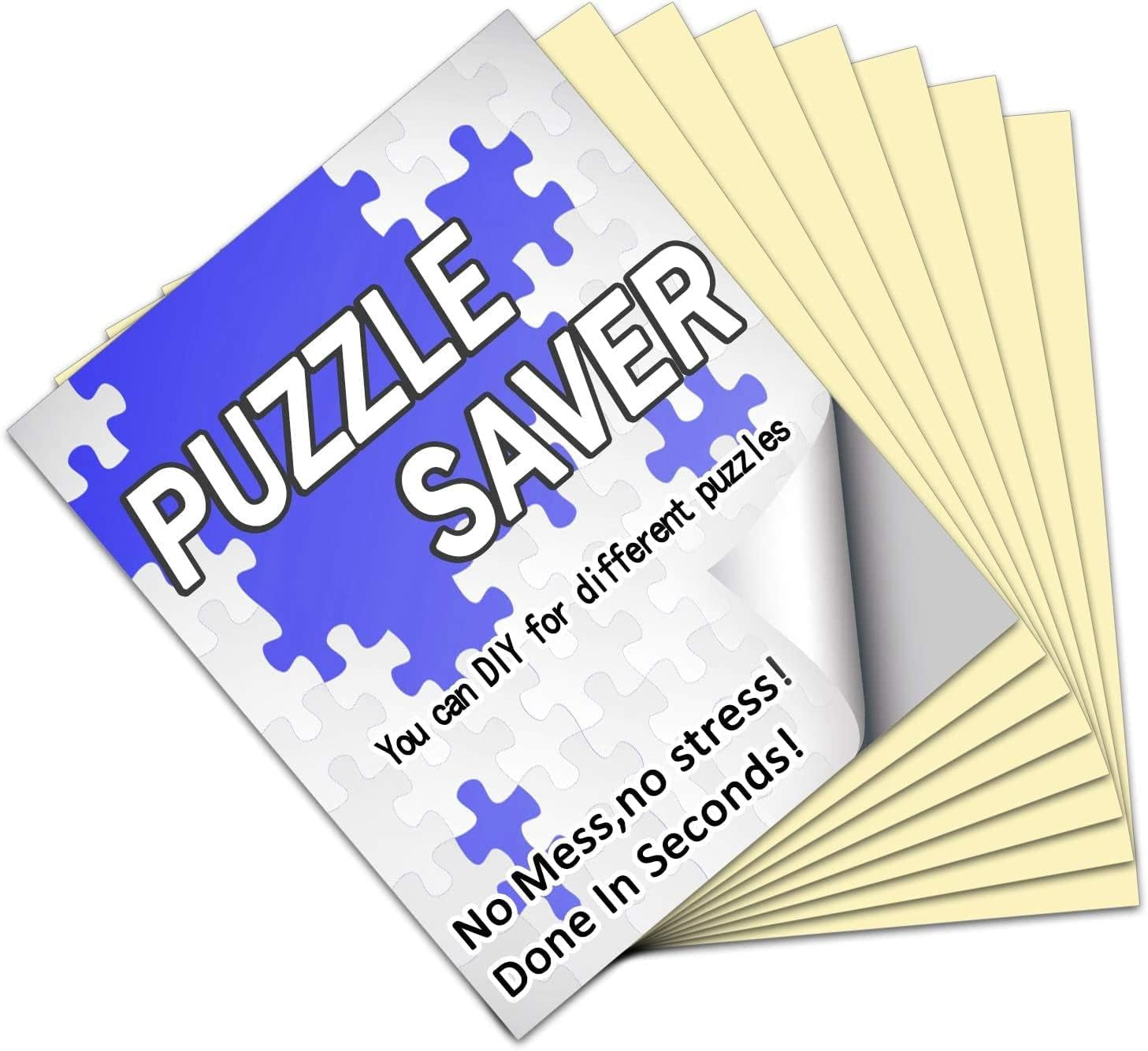 Preserve 6 X 1000 Jigsaw Puzzle Glue Sheets - 24 Peel and Stick Saver Sheets, No Stress & No Mess Backing Adhesive to Preserve Your Puzzle