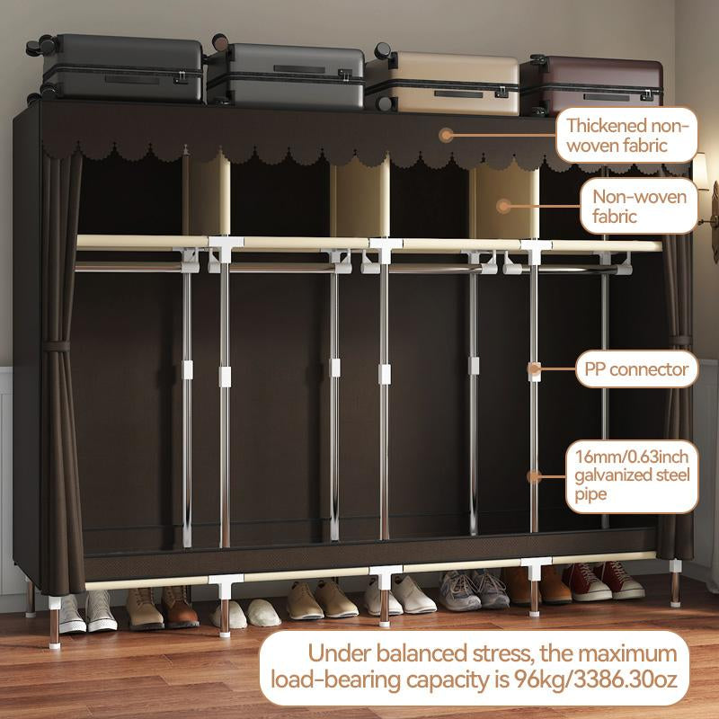 "The Orderly Oasis" - Freestanding Wardrobe Closet & Organizer 🌿