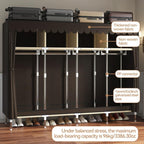 "The Orderly Oasis" - Freestanding Wardrobe Closet & Organizer 🌿