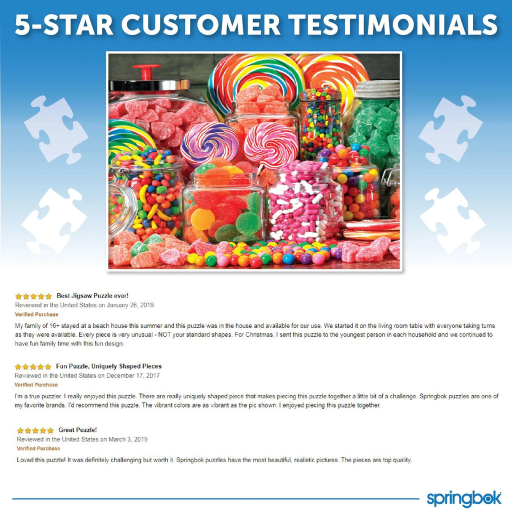 S 1000 Piece Jigsaw Puzzle Candy Galore