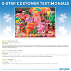 S 1000 Piece Jigsaw Puzzle Candy Galore