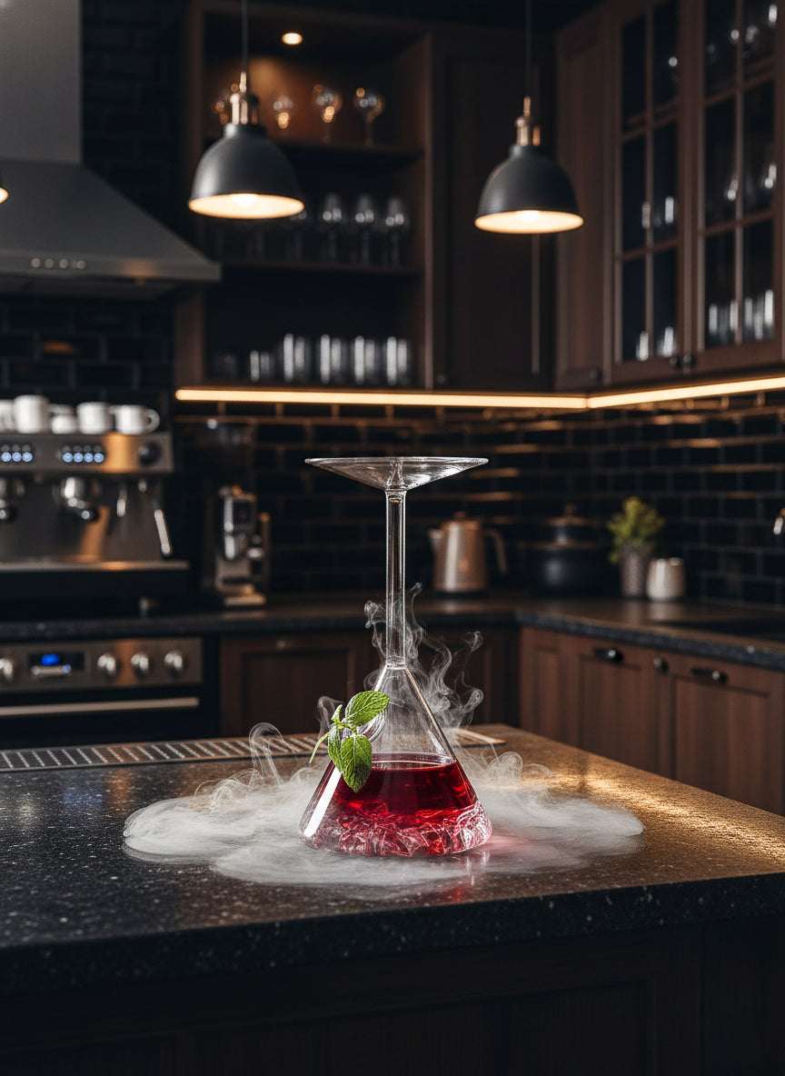 The Topsy-Turvy Cocktail Glass