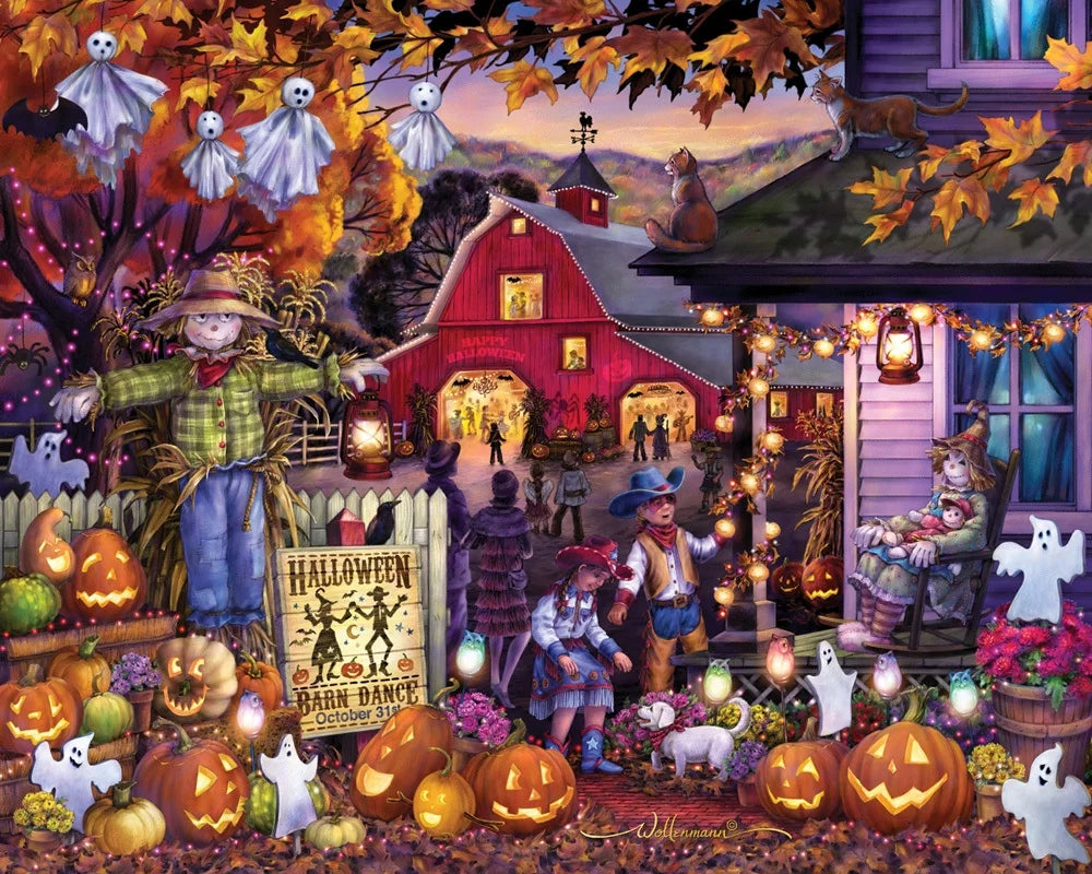 500-Piece Halloween Dance Cardboard Jigsaw Puzzle