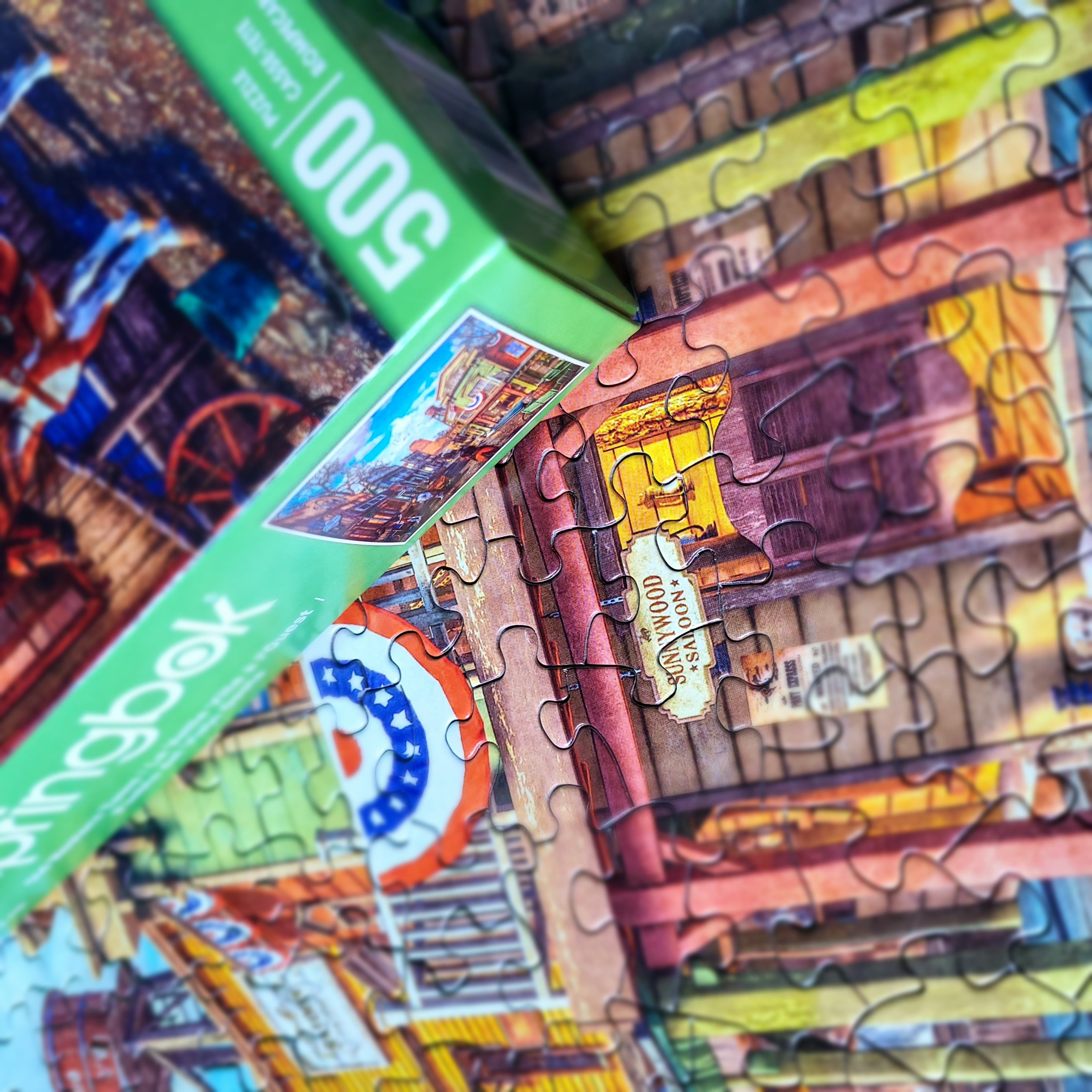 Old Western Town 500 Pc Puzzle |