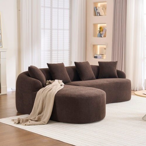 "The Haven" - Deep-Seated L-Shape Chenille Sectional 🛋️