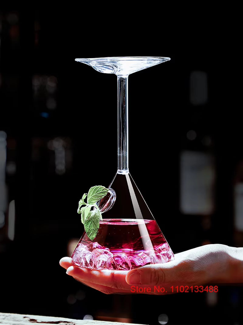 The Topsy-Turvy Cocktail Glass