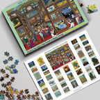 - 1000 Piece Puzzle for Adults, Van Gogh Jigsaw Puzzles 1000 Pieces, Van Gogh'S Time Travel to Muse Da Orsay Puzzles for Adults 1000 PC by Alireza Karimi Moghaddam