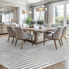  ["The FreshStart" - Machine Washable Geometric Rug ✨