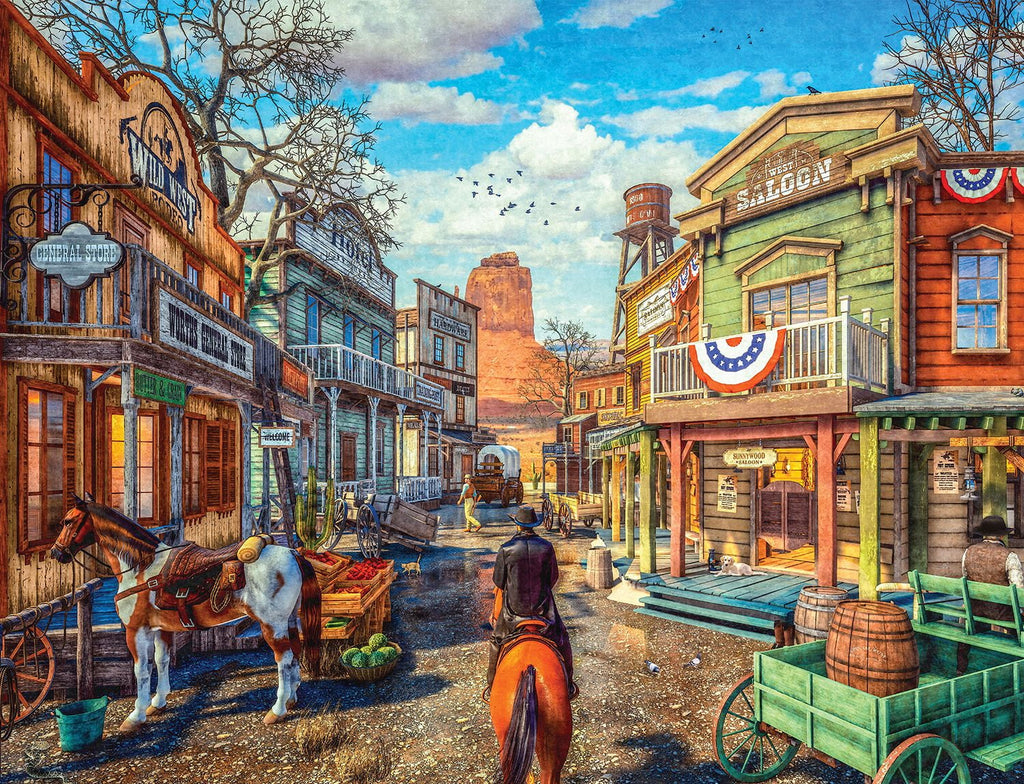 Old Western Town 500 Pc Puzzle |