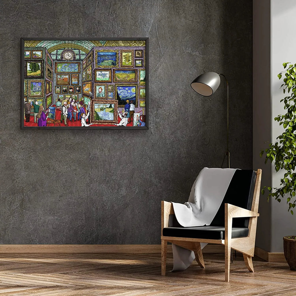 - 1000 Piece Puzzle for Adults, Van Gogh Jigsaw Puzzles 1000 Pieces, Van Gogh'S Time Travel to Muse Da Orsay Puzzles for Adults 1000 PC by Alireza Karimi Moghaddam