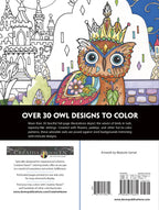 Adult Coloring Books: Animals Creative Haven Owls Coloring Book, (Paperback)