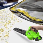 Soplador De Aire Inalambrico Electrico Con 2 Baterías Para Hojas Cesped Jardin