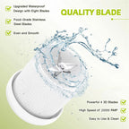 Portable Blender 1200 Mah 420 Ml Battery Powered Blender, White