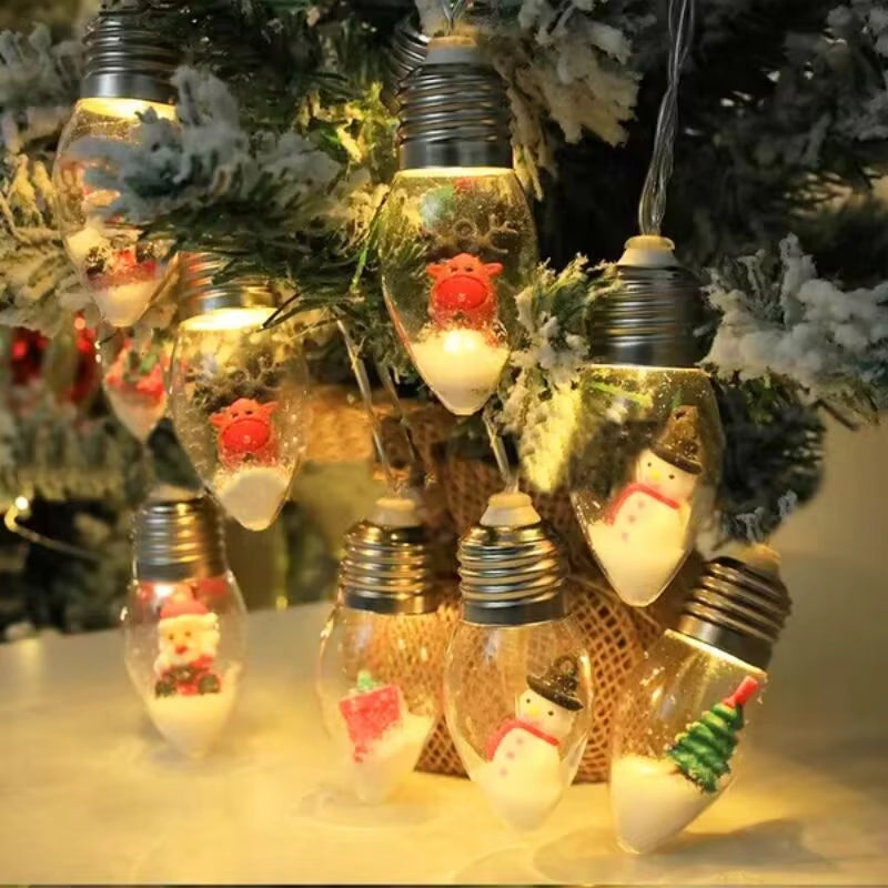 Whimsical Christmas Character String Lights