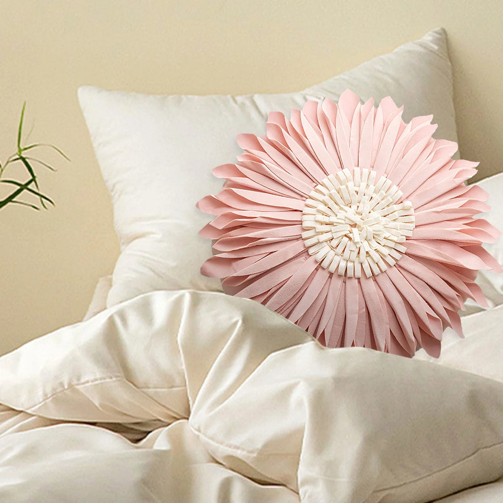 The Plush Flower Petal Pillow