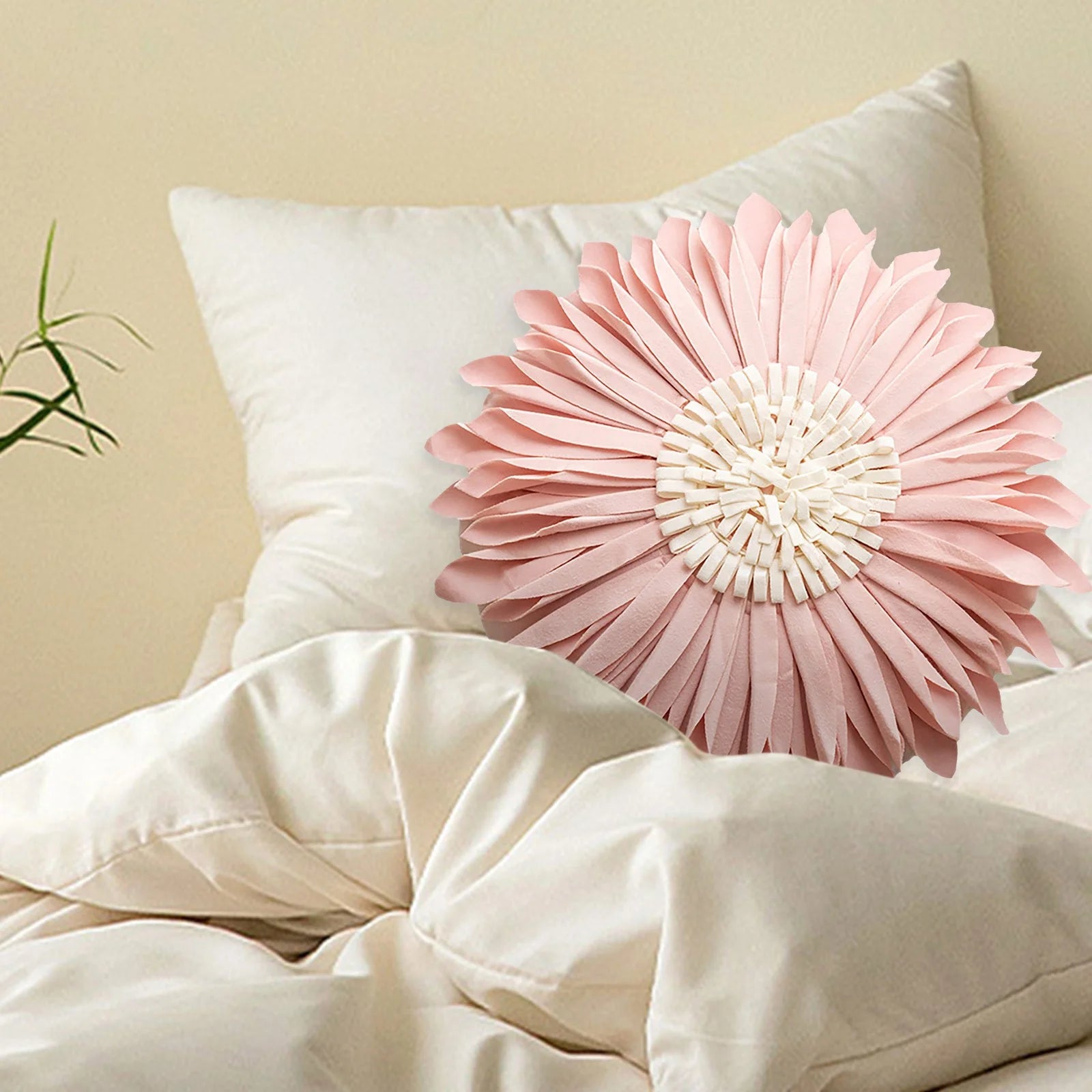 The Plush Flower Petal Pillow