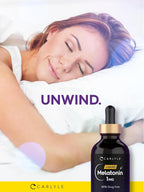 Melatonin Liquid 1Mg | 4 Oz Supplement for Men and Women | Berry Flavor | Vegetarian | by