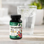 Melatonin 10 Mg Fast Dissolve, Melatonin Supplements for Restful Sleep, Natural Sleep Support Supplement for Adults, Extra Strength Strawberry-Flavored Tablets, Sugar Free, 240 Tablets 120 Day Supply