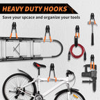 16 Pack Garage Hooks Heavy Duty – Wall Mount Utility Hooks for Hanging, Garage O