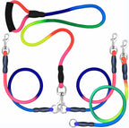 Heavy Duty 3 Dog Leash No Tangle Detachable 360° Swivel Device Multiple Dog Leash with Padded Handle for Two/Three Pets