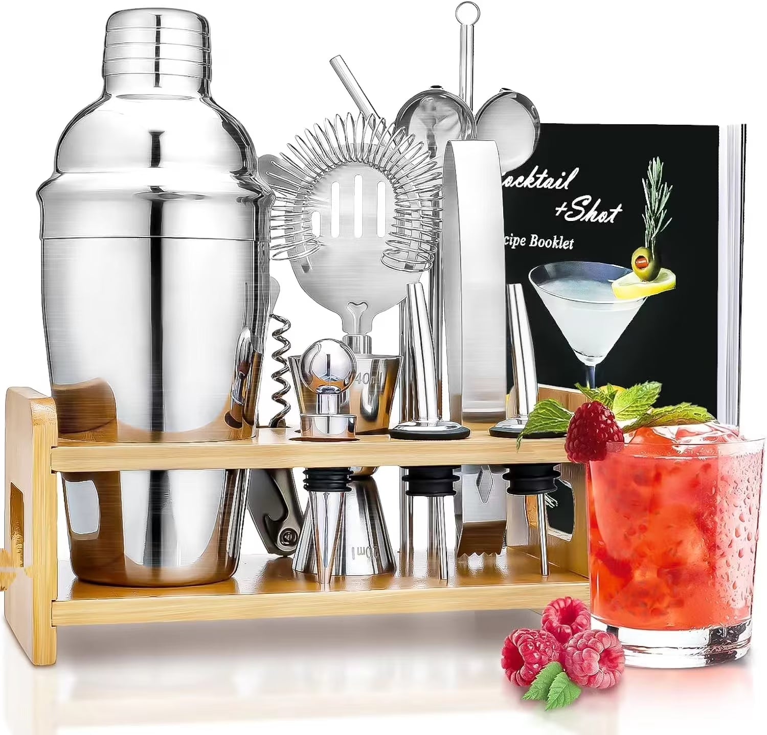 Unleash Your Inner Mixologist: The Complete 14-Piece Bartender Kit