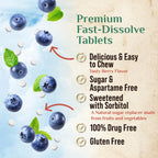 Melatonin 10 Mg Fast Dissolve, Melatonin Supplements for Restful Sleep, Natural Sleep Support Supplement for Adults, Extra Strength Strawberry-Flavored Tablets, Sugar Free, 240 Tablets 120 Day Supply