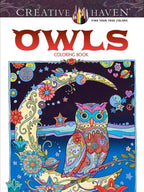 Adult Coloring Books: Animals Creative Haven Owls Coloring Book, (Paperback)