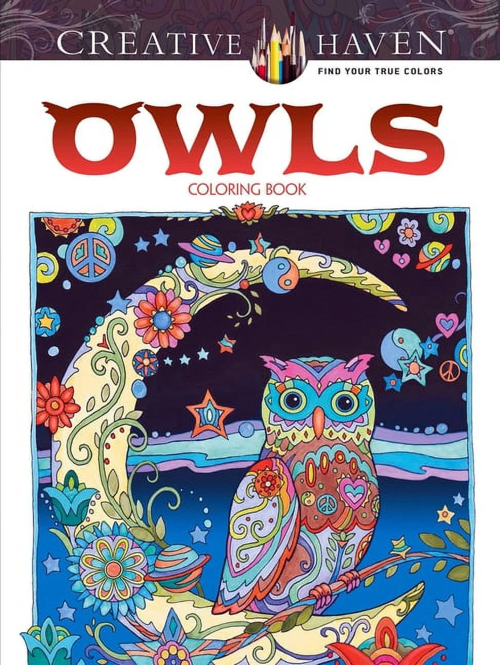 Adult Coloring Books: Animals Creative Haven Owls Coloring Book, (Paperback)