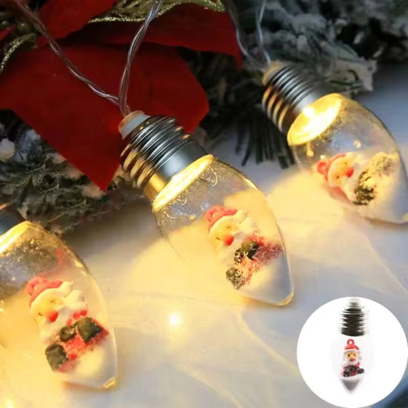 Whimsical Christmas Character String Lights