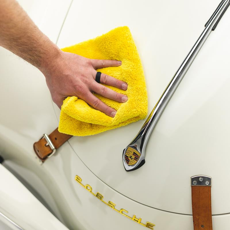 The Rag Company Eagle Edgeless 500 4-Pack Professional Korean 70/30 Blend Super Plush Microfiber Detailing Towels 500GSM Car Cleaning Supplies