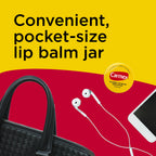 (2 Pack)  Classic Medicated Lip Balm Jars, Lip Protectant, 0.25 Oz Each, 3 Count