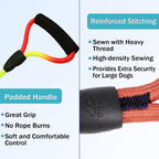 Heavy Duty 3 Dog Leash No Tangle Detachable 360° Swivel Device Multiple Dog Leash with Padded Handle for Two/Three Pets