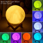 "The Lunar Glow" - 3D Rechargeable Moon Lamp 🌙