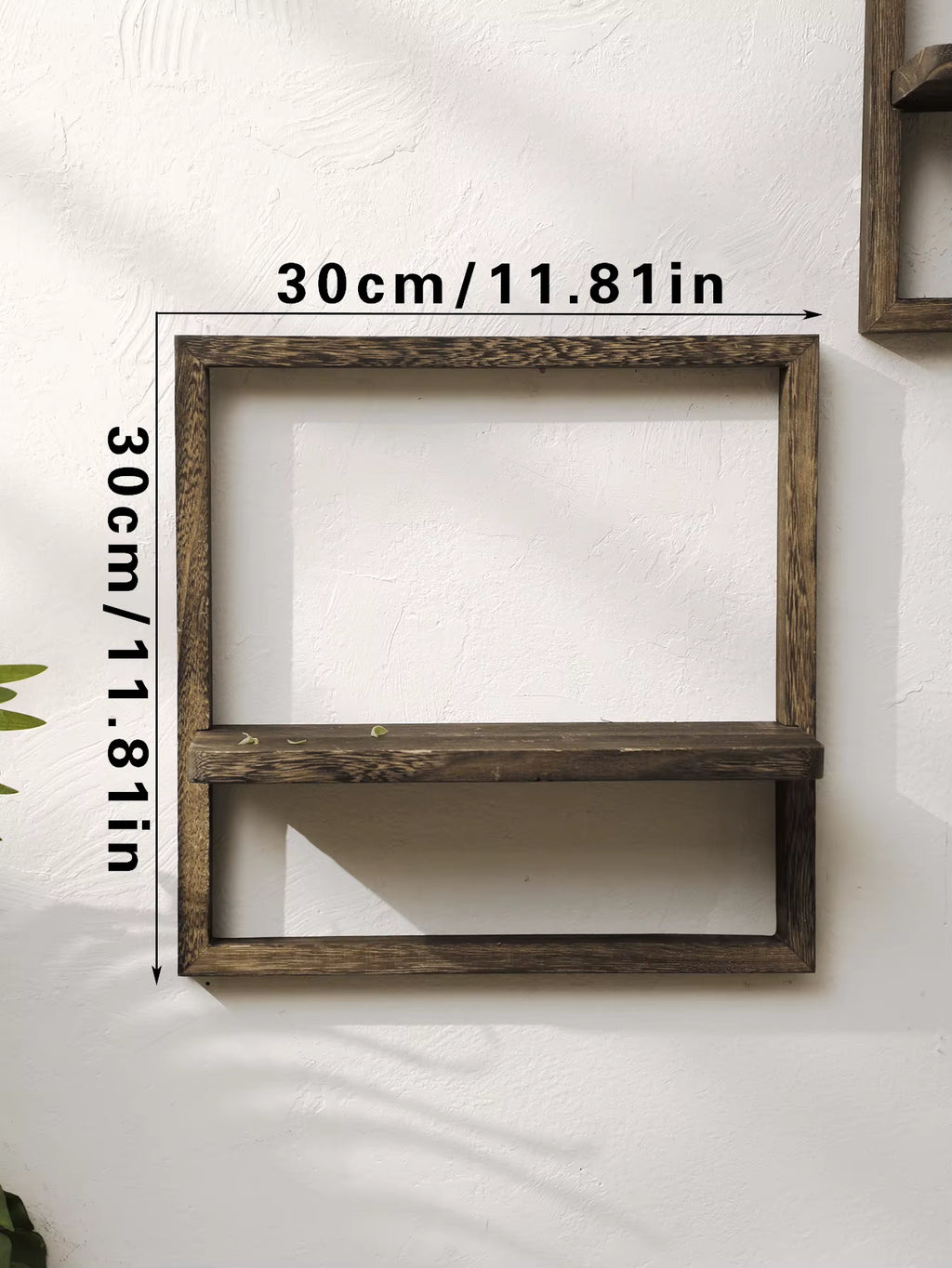 Wooden Display Shelf Floating Shelves Rustic Wood Shelves Wall Storage for Bedroom Kitchen over Toilet Small Wall Mounted Gifts