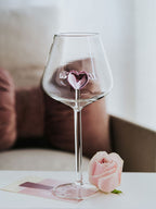 Artisan Crafted Wine Goblet 🌹