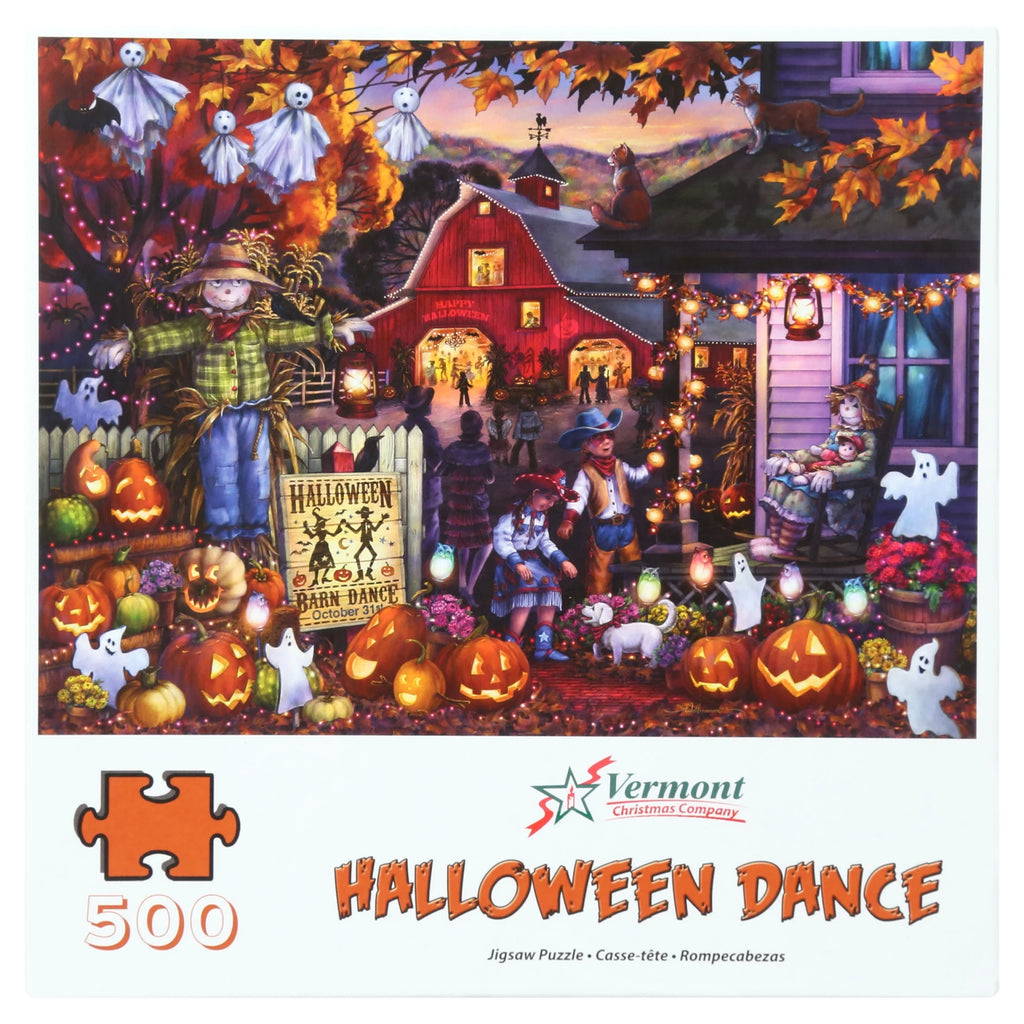 500-Piece Halloween Dance Cardboard Jigsaw Puzzle