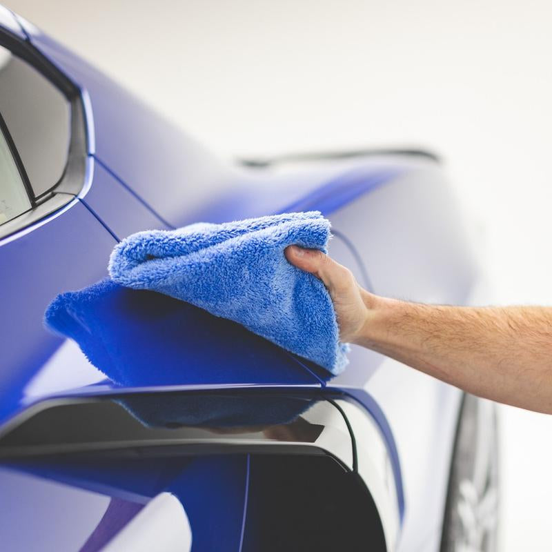 The Rag Company Eagle Edgeless 500 4-Pack Professional Korean 70/30 Blend Super Plush Microfiber Detailing Towels 500GSM Car Cleaning Supplies