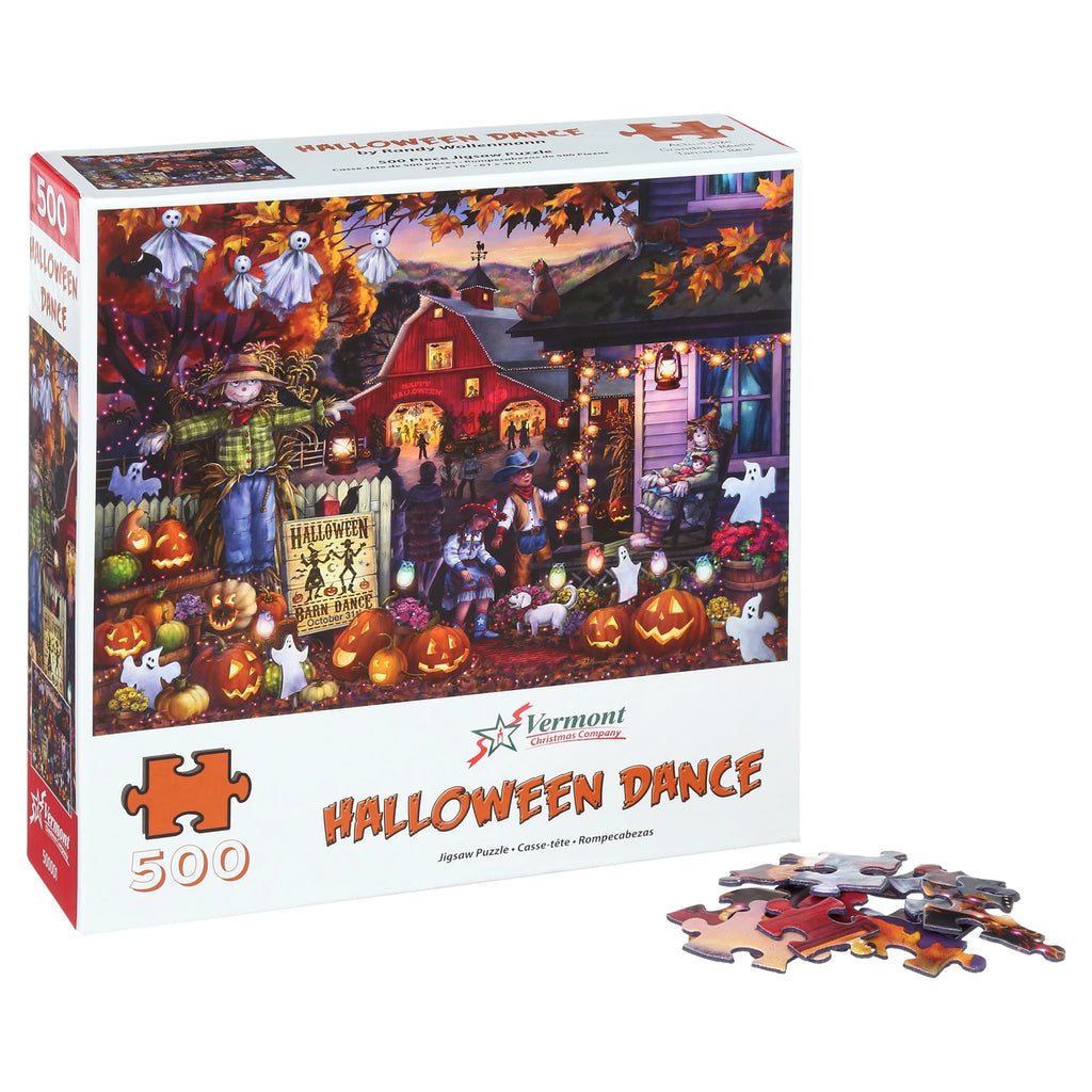 500-Piece Halloween Dance Cardboard Jigsaw Puzzle