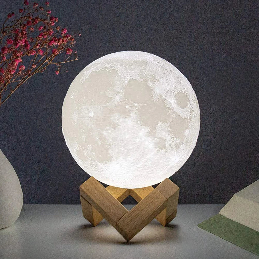 "The Lunar Glow" - 3D Rechargeable Moon Lamp 🌙